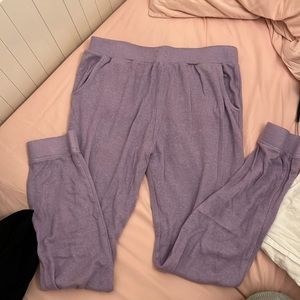 land’s end super soft purple joggers